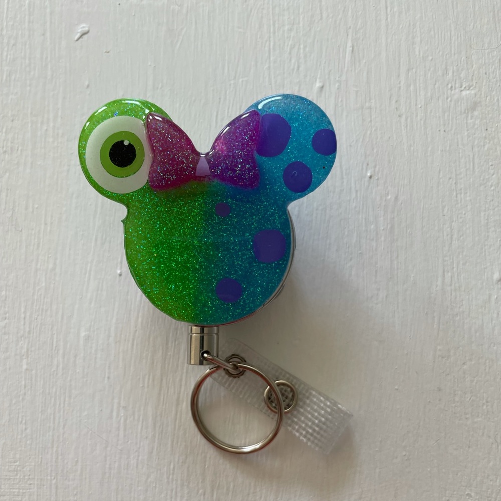Handmade Monsters Inc Badge Reel